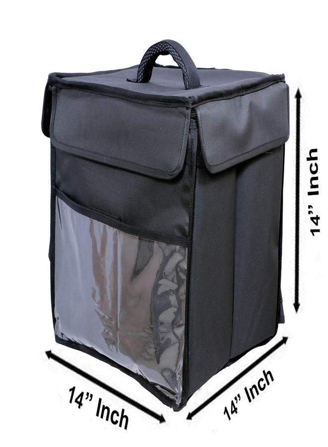 Quaffor Food/zomato/swiggy delivery Backpack (Black) - Image 3