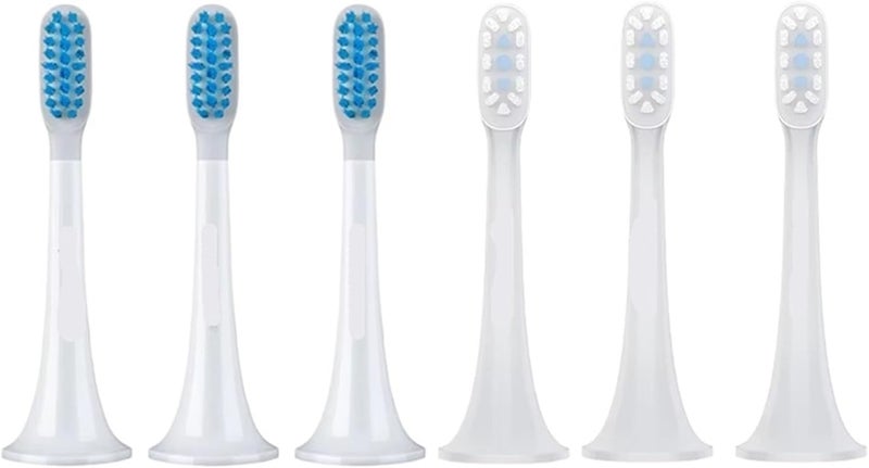 Compatible for Xiaomi Mijia T300 T500 Toothbrush Head Teethbrush Replacement Heads(6PCS Sensitive Heads) - Image 2