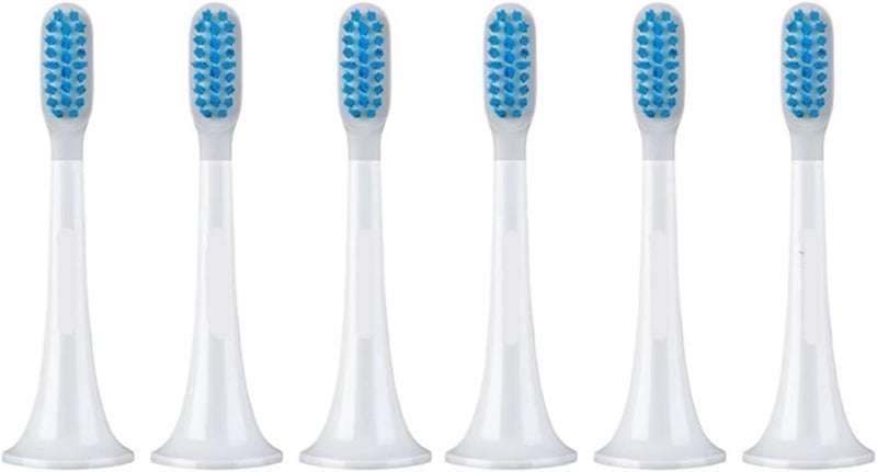 Compatible for Xiaomi Mijia T300 T500 Toothbrush Head Teethbrush Replacement Heads(6PCS Sensitive Heads) - Image 1