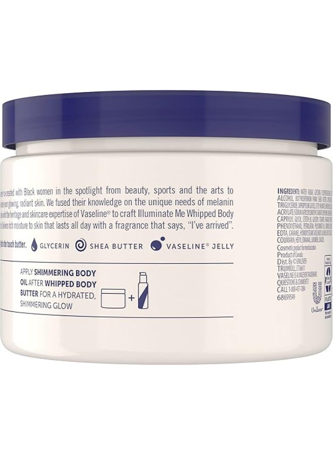 فازلين زبدة للجسم كامل من فازلين لبشرة مشرقة، مناسبة للبشرة الجافة، 11 أونصة - Image 3