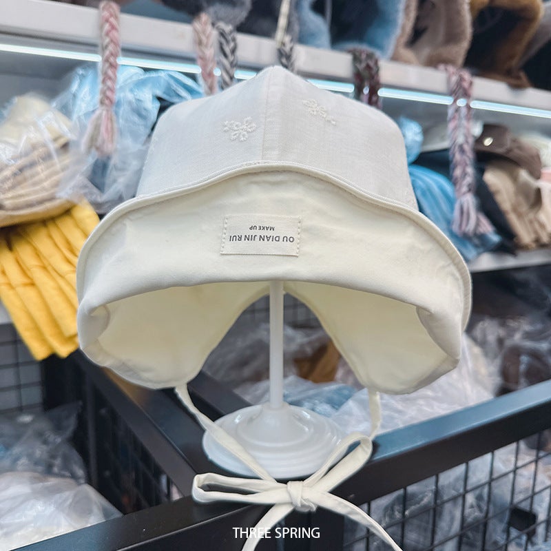 Floral Bucket Hat with Wide Brim - Image 4