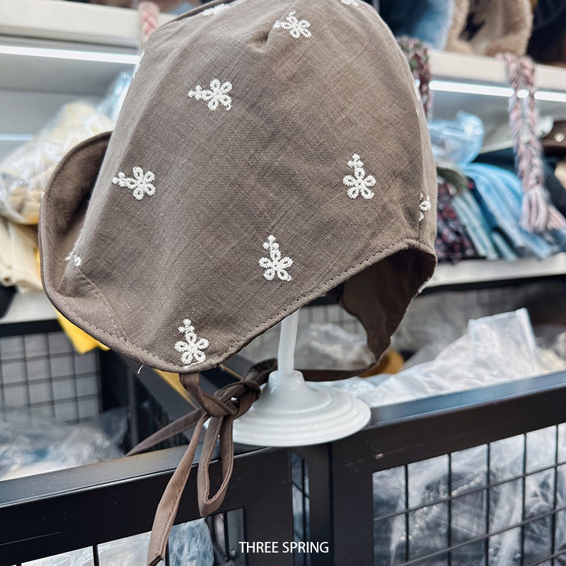 Floral Bucket Hat with Wide Brim - Image 5