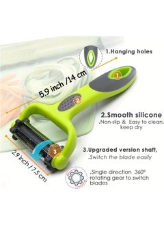 Oasisgalore 3-in-1 Peeler with Slicer and Grater – Perfect for Vegetables and Fruits  - Image 4