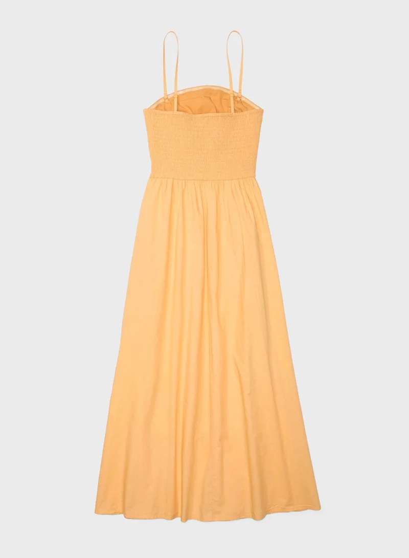 American Eagle Strapless Cotton Dress