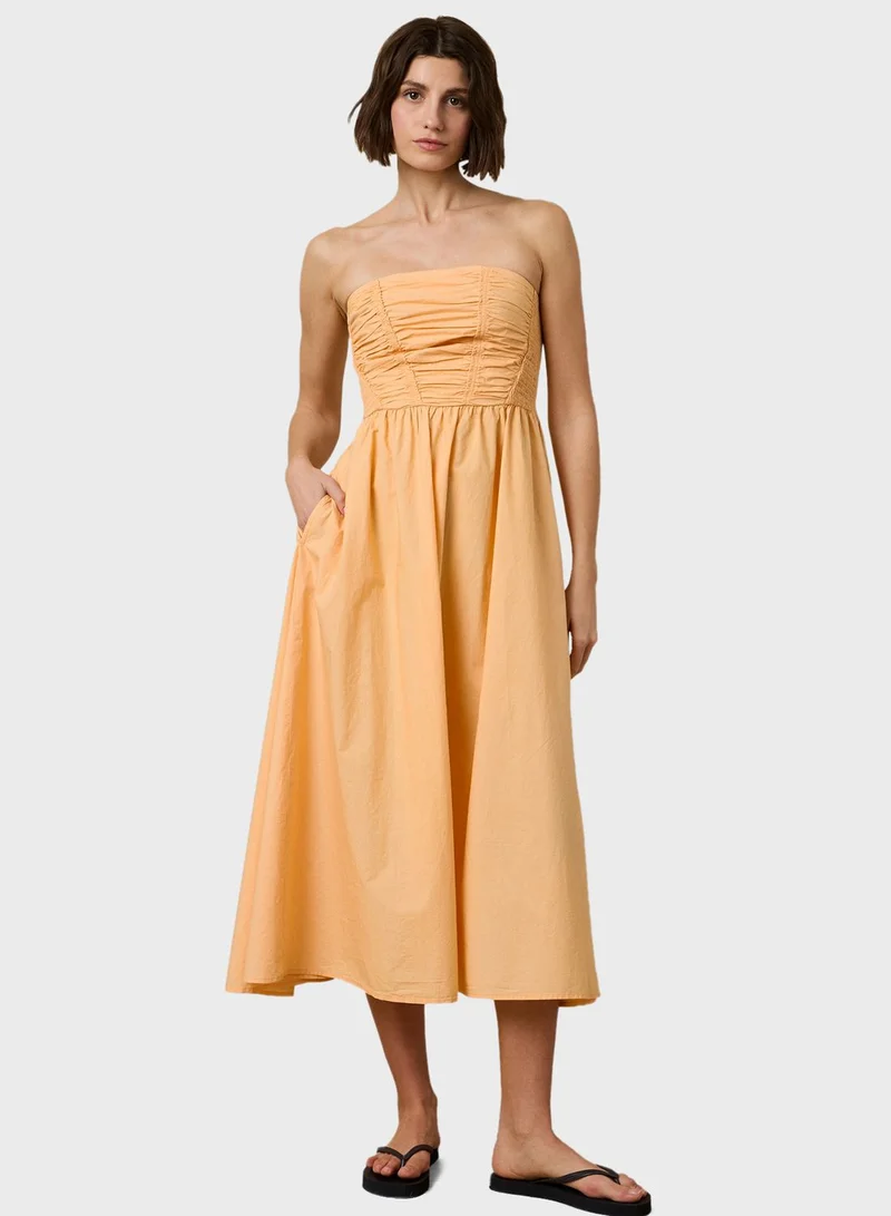 American Eagle Strapless Cotton Dress