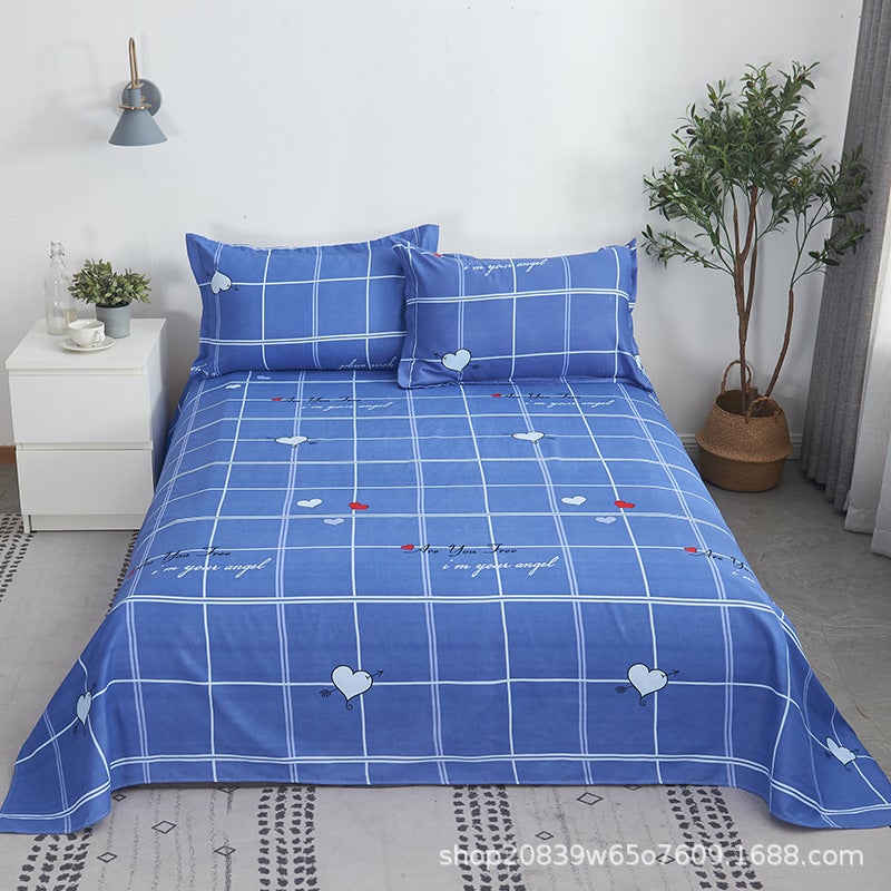 Three-Piece Bedding Set [Bed Sheets + Pillowcase] Three-Piece Bed Bed Sheets Set With Twill Brushed Multiple Specifications. Single Bed - Image 5