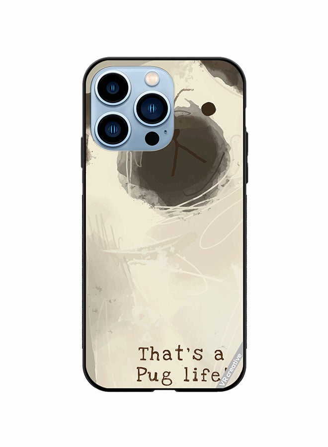VR CREATIVE Protective Case Cover For Apple iPhone 14 Pro Max Pug Life 1  Design Multicolour - Image 1