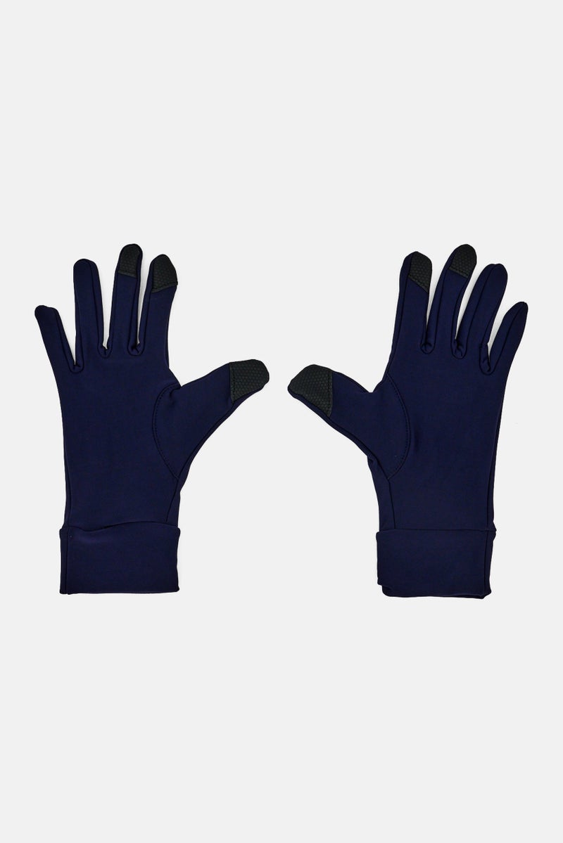 CASTORE Women Brand Logo Caviar Performance Gloves, Navy - Image 2