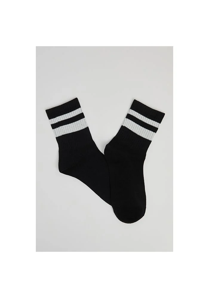 أر أند بي 3 Pack Striped Crew Socks