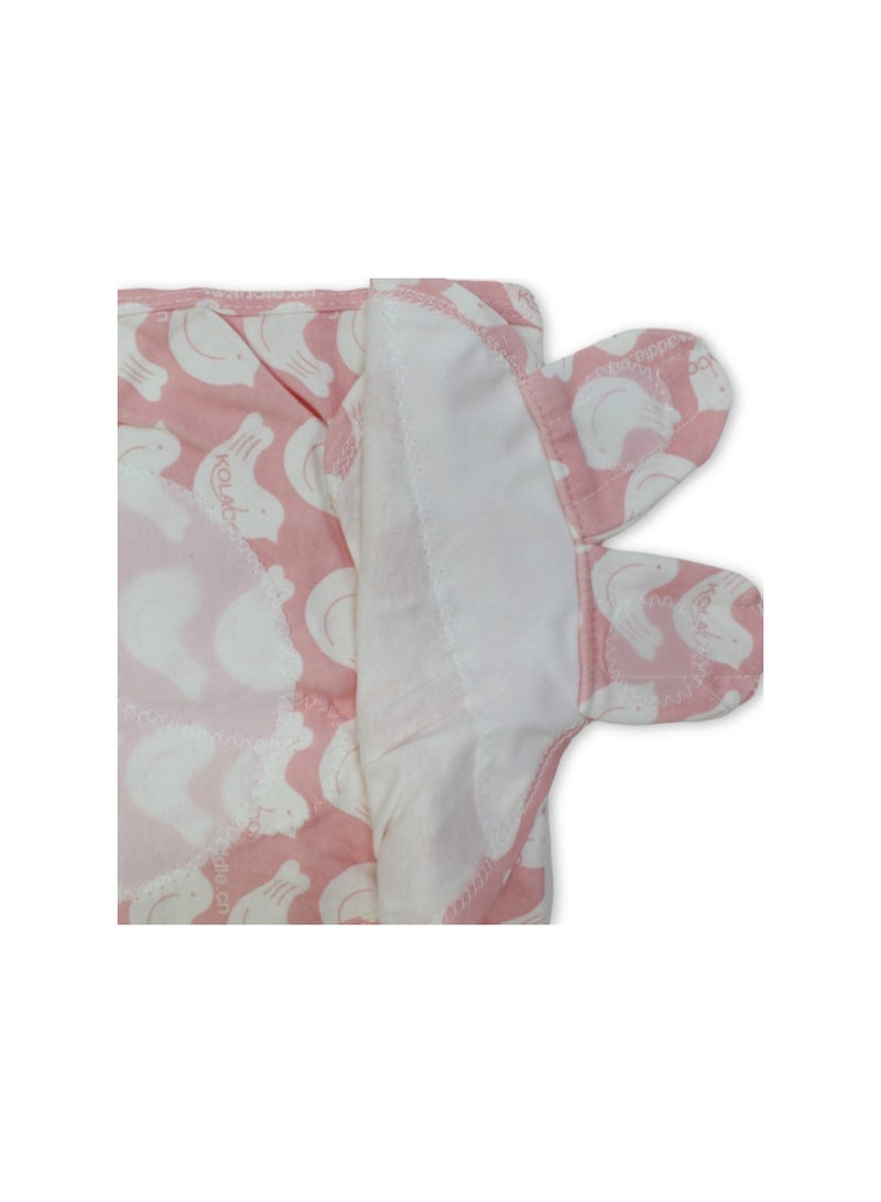 كولاكو قماط قطني للأطفال من كولاكو - وردي اللون بنقشة طيور - Image 5