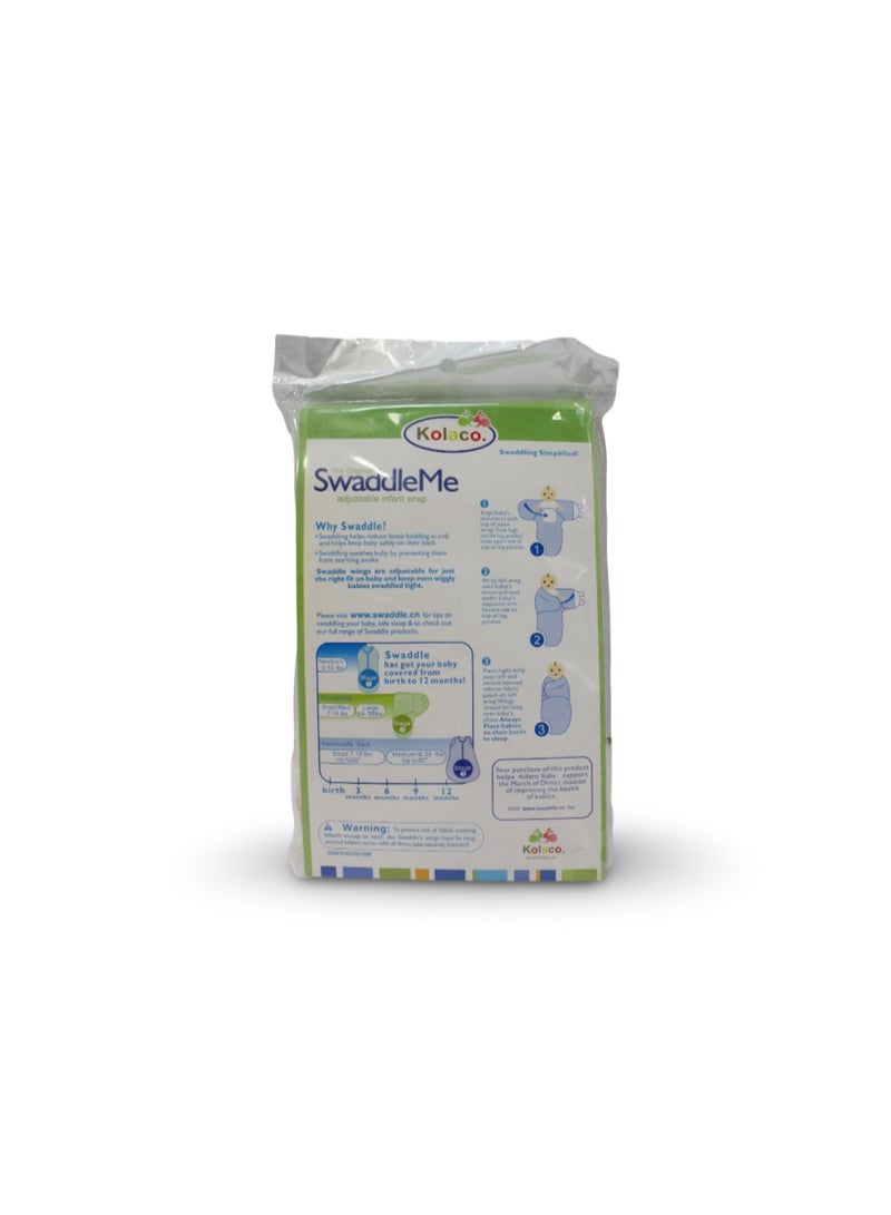 كولاكو قماط قطني للأطفال من كولاكو - وردي اللون بنقشة طيور - Image 1