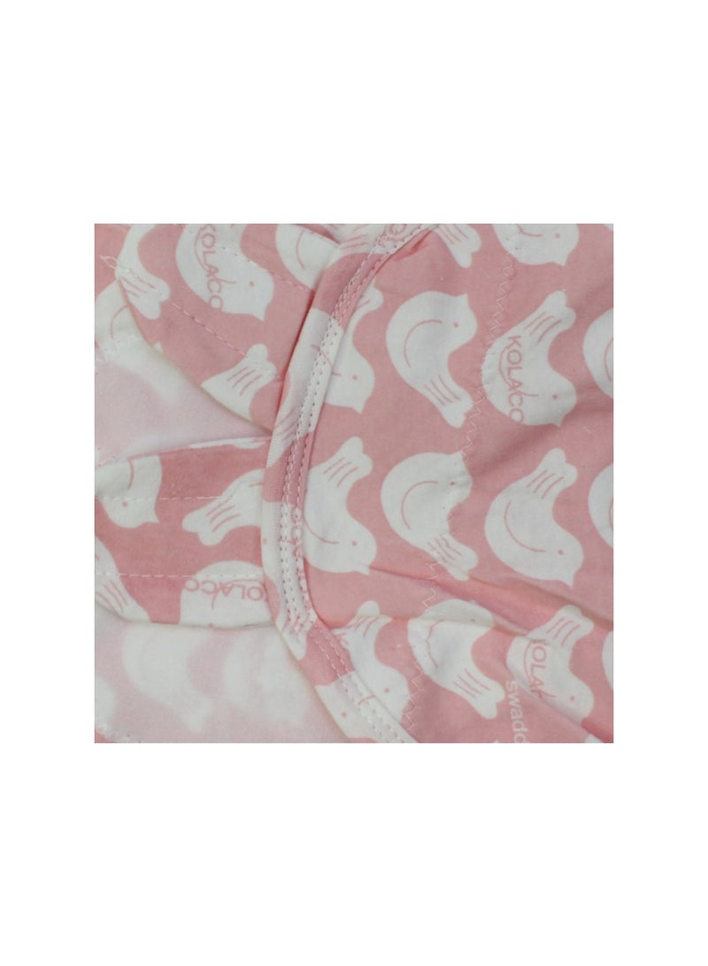 كولاكو قماط قطني للأطفال من كولاكو - وردي اللون بنقشة طيور - Image 4