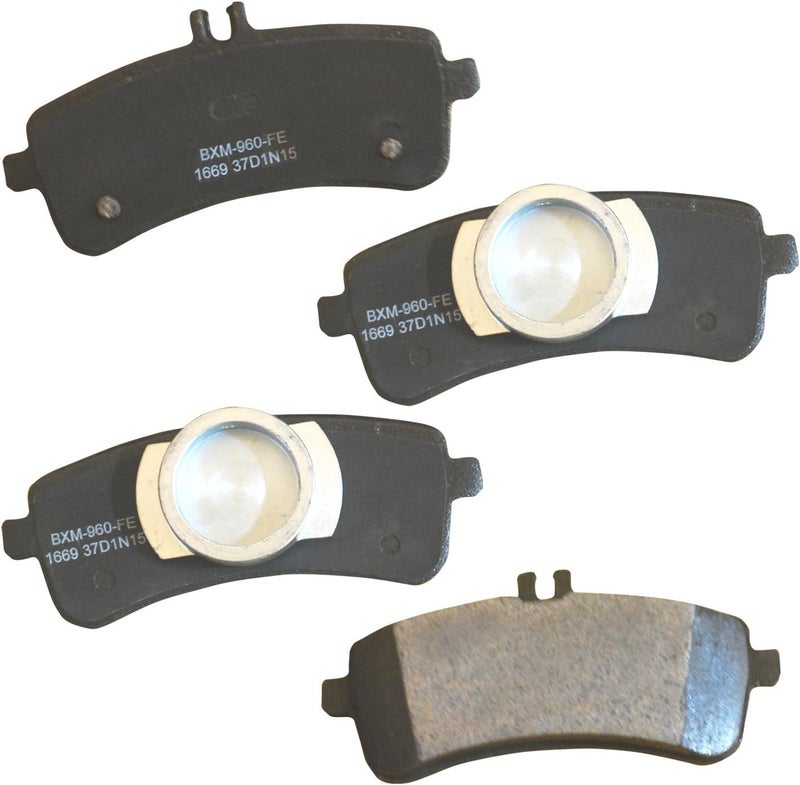 Bendix Premium SBM1669 Semi-Metallic Rear Brake Pads for Mercedes-Benz SL63 AMG 2019-2013, SL65 AMG 2018-2014 - Image 1