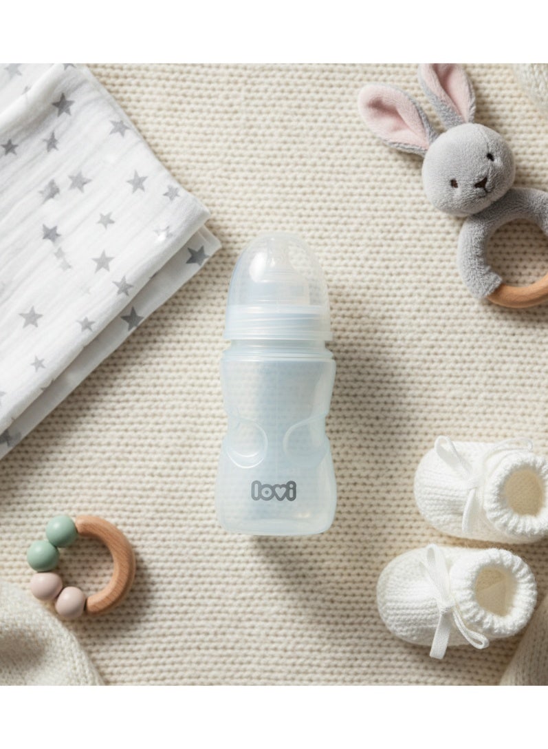 لوفي ببرونة لوفي تريندز 250 مل | خالية من مادة BPA | مضادة للمغص | آمنة للرضاعة الطبيعية | من عمر 3 أشهر فما فوق | لون أزرق - Image 4