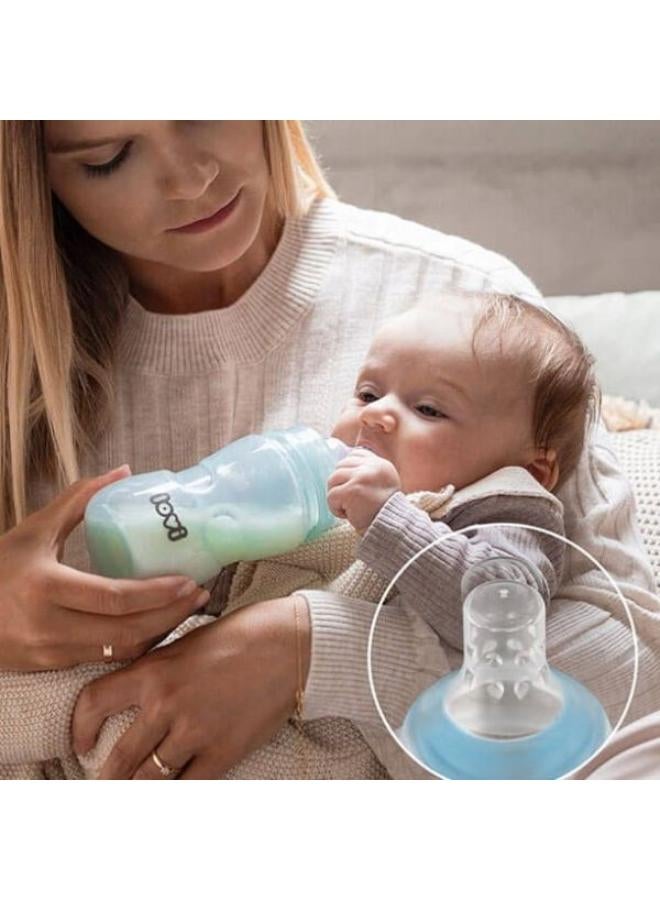 لوفي ببرونة لوفي تريندز 250 مل | خالية من مادة BPA | مضادة للمغص | آمنة للرضاعة الطبيعية | من عمر 3 أشهر فما فوق | لون أزرق - Image 2