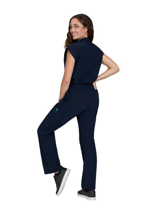 KOI Women's Anja Jumpsuit, Navy, M - Image 2