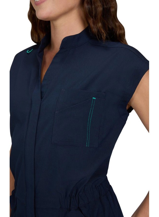 KOI Women's Anja Jumpsuit, Navy, M - Image 4