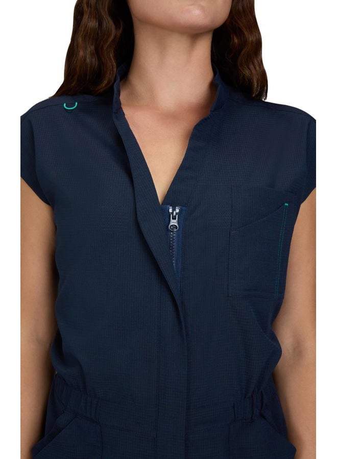 KOI Women's Anja Jumpsuit, Navy, M - Image 5