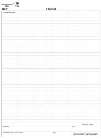 BookFactory BookFactory Engineering NotebookGraph Paper NotebookQuadrille 4 X 4 Quad Ruled 168 Pages 8 x 10 25 Lab Grid Format Black Section Sewn Hardbound LIRPE168SGRALKT4  - Image 5