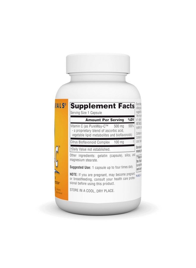 Source Naturals Metabolic C, Optimized Vitamin C for Enhanced Antioxidant Protection*, 500 mg - 90 Capsules - Image 2