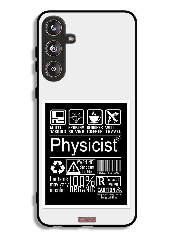 Tolwak Samsung Galaxy F55 5G Protective Case Cover Physicist Sticker - Image 1