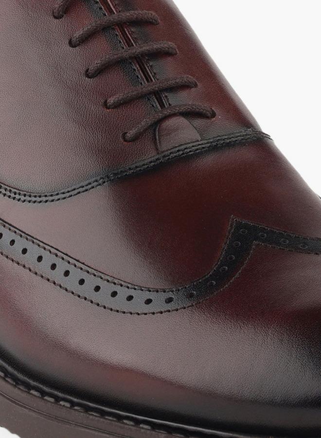 DUCHINI Men Lace-Up Oxford Shoes - Image 4