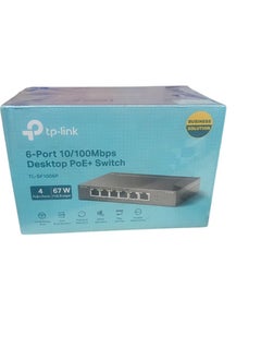 Generic TP-Link 6-Port 10/100Mbps PoE Ethernet Switch (TL-SF1006P)  - Image 1