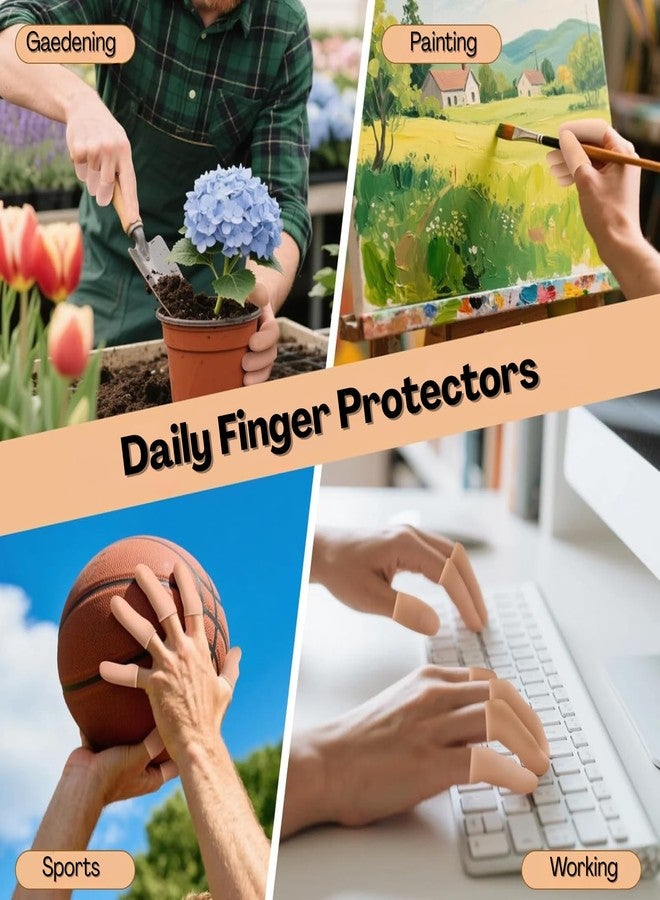 BendJoy® Silicone Finger Protector Gloves with Waterproof & Breathable Design Waterproof Protection | Breathable Comfort | Secure Fit | Kitchen Use | Reusable | Multi-Size - Image 4