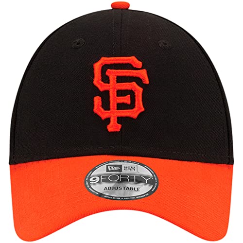 New Era Unisex-Adult MLB The League 9FORTY 2-Tone Adjustable Hat Cap One Size Fits All - San Francisco Giants Black Orange - Image 2