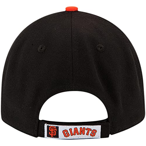 New Era Unisex-Adult MLB The League 9FORTY 2-Tone Adjustable Hat Cap One Size Fits All - San Francisco Giants Black Orange - Image 4