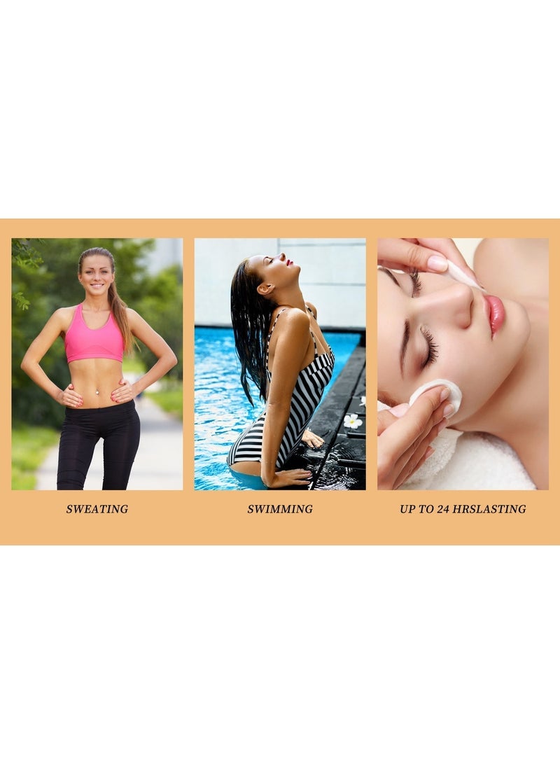 ZMDREAM 2-in-1 Eyebrow Pencil 4-Tips & Eyeliner Pen - 24H Waterproof, Smudge-Proof for All-Day Defined Eyes & Brows - Image 2