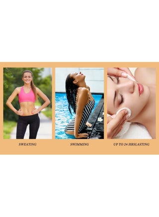 2-in-1 Eyebrow Pencil 4-Tips & Eyeliner Pen - 24H Waterproof, Smudge-Proof for All-Day Defined Eyes & Brows - view 3