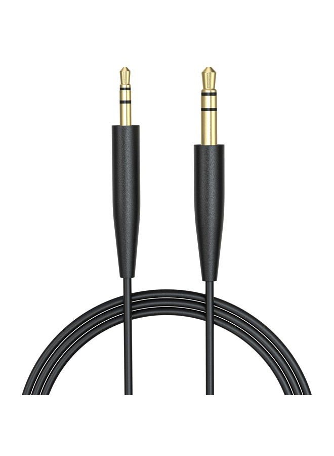 Saipomor أسلاك استبدال Sapma SoundTrue لسماعات Bose On-Ear 2 OE2 OE2i QC25 QC35II QC35 QC45 NC700 Soundlink SoundlinkII (أسود) - Image 1