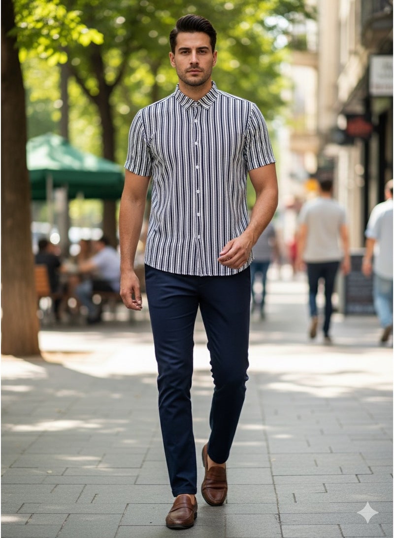 Legend 4Avenue Half Sleeves Shirts for Men - Image 2