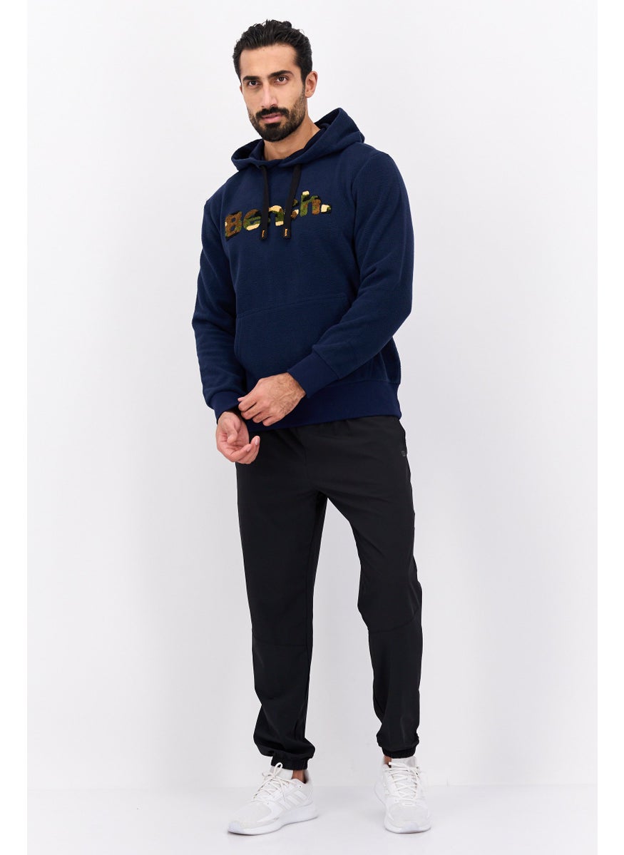 Bench Men Sportswear Fit Hooded Outdoors Sweatshirt, Deep Navy  - Image 4