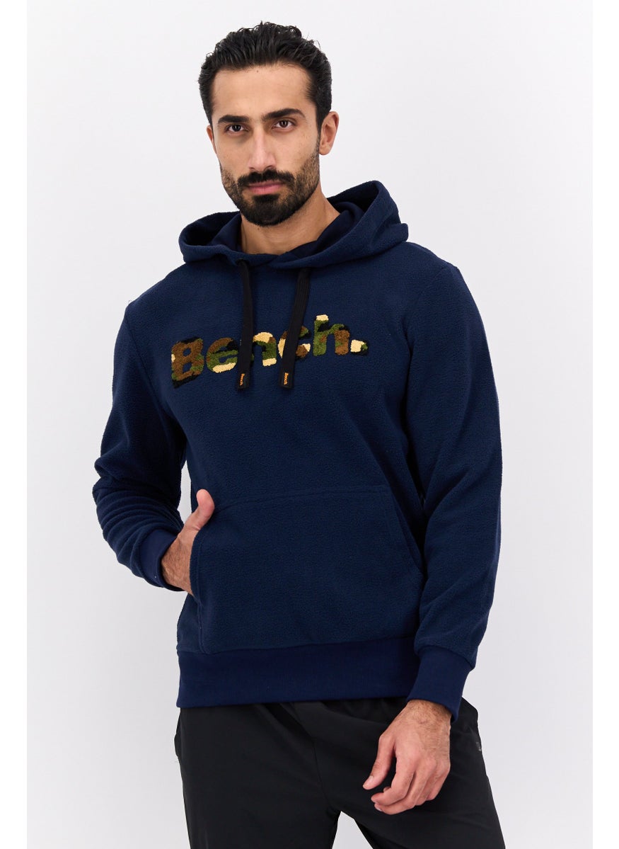 Bench Men Sportswear Fit Hooded Outdoors Sweatshirt, Deep Navy  - Image 1