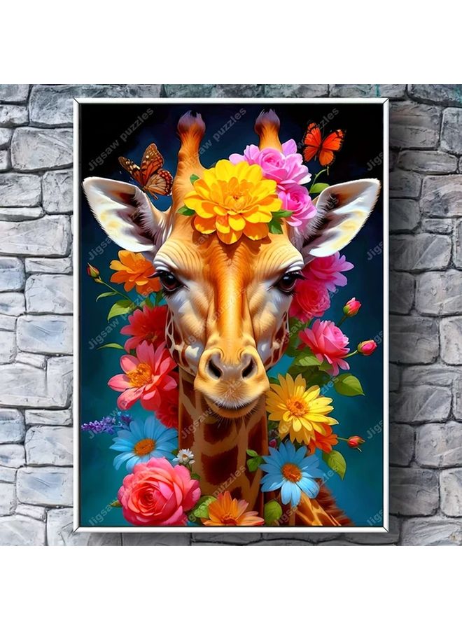 2000PCS Jigsaw Puzzles YF444 Giraffe Flowers Butterflies DIY Art Decor Gift - Image 4