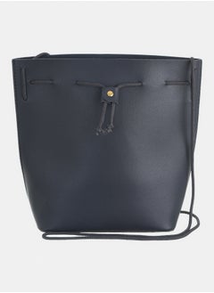 Shoulder bag with drawstring closure