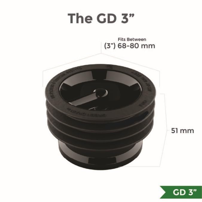 G Green Drain مصيدة مياه خالية من الماء من جرين درين، 3 إنش - Image 2