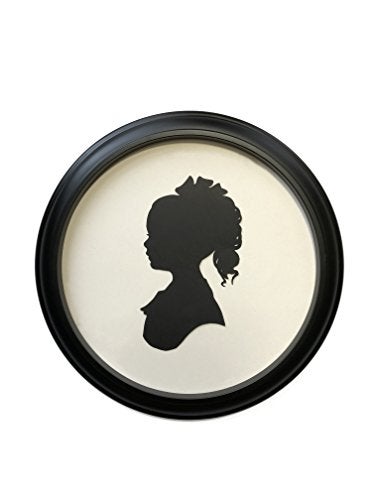 CUT ARTS Round Black 10" Picture Frame - Image 1