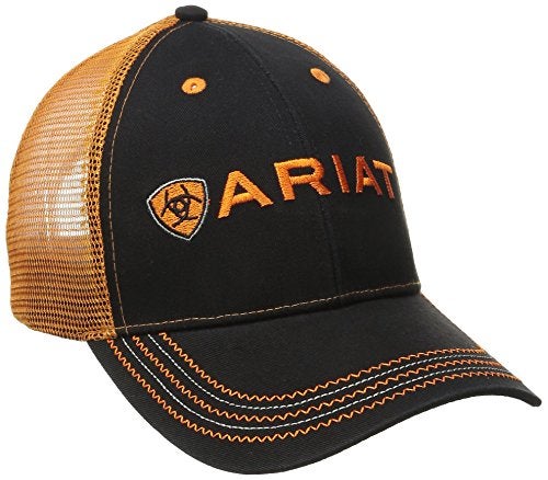 ARIAT Men's Orange Mesh Hat, Orange, One Size - Image 3