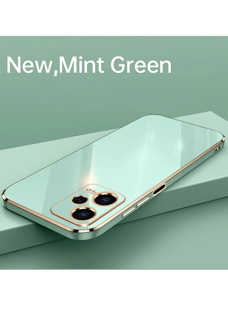 Xiaomi Poco X5 5G Green Mobile Phone Case Cover, Luxury Plating Soft Back Cover, Raised Full Camera Protection - Image 3