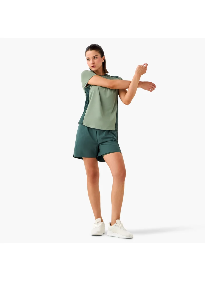 كابا Kappa Colourblock Crew Neck T-shirt
