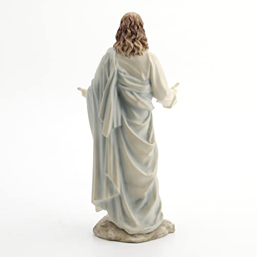 Unicorn Studio 11.75 Inch Jesus with Open Arms Decorative Statue Figurine, White - Image 4