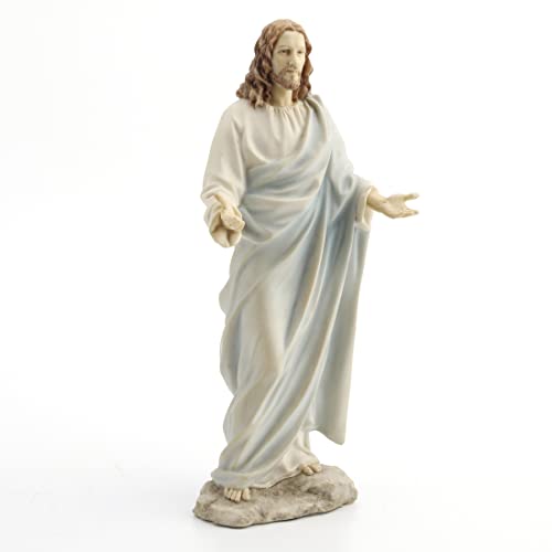 Unicorn Studio 11.75 Inch Jesus with Open Arms Decorative Statue Figurine, White - Image 2