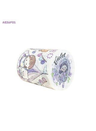 Lilac purple tape-whole roll