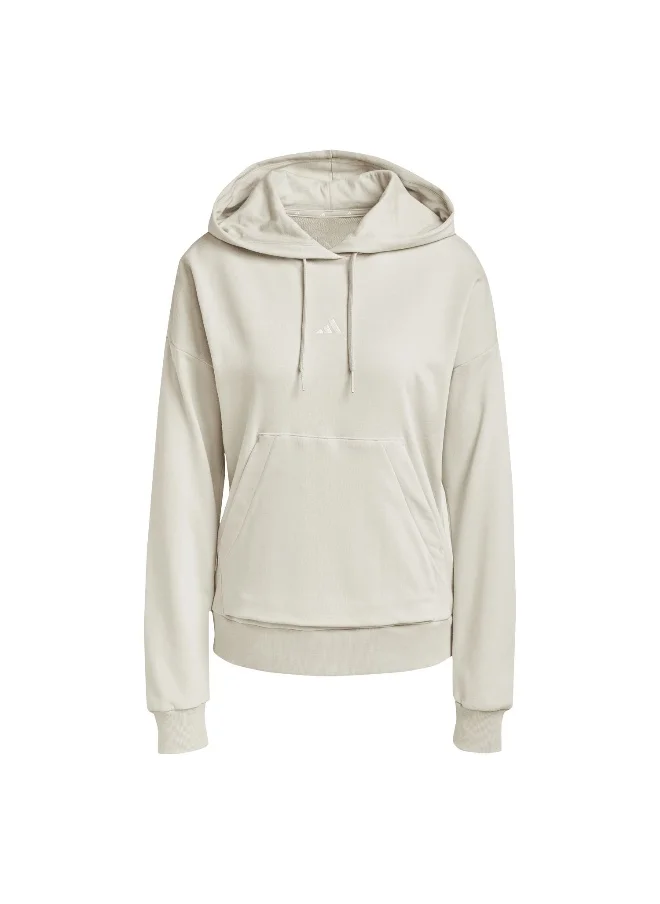 Adidas adidas essentials small logo french terry women hooded sweatshirt