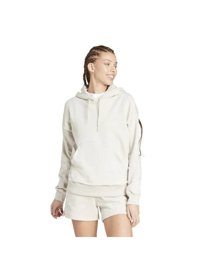 Adidas adidas essentials small logo french terry women hooded sweatshirt