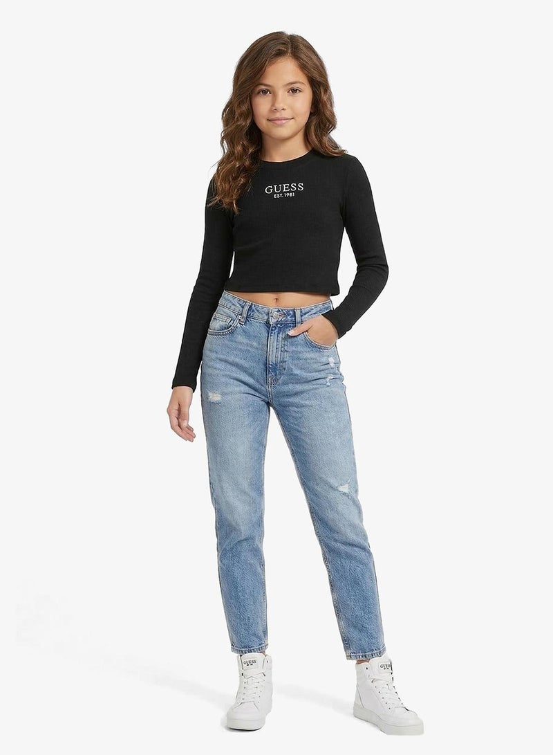 GUESS Youth Graphic Crew Neck T-Shirt - Image 1