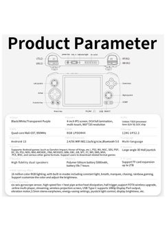 جهاز ألعاب محمول RG406H Retro بشاشة IPS بحجم 4 بوصات وإضاءة RGB ونظام Android 13 وبطارية 5000mAh (أسود، 256 جيجابايت) - pzsku/Z61A11E15E931DB755103Z/45/_/1733901426/90bfefb6-4542-4625-a51e-66ec0fee7440